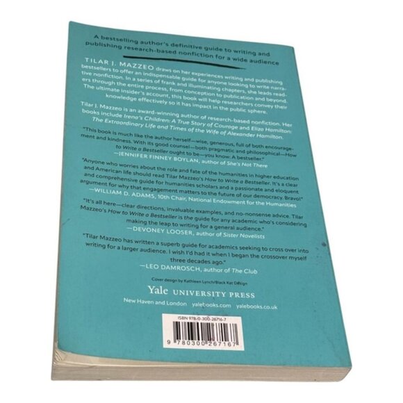 How to Write a Bestseller Tilar J Mazzeo Nonfiction Writing Guide Softcover Book - Picture 8 of 9